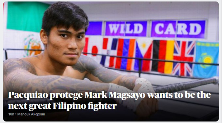 ESPN.com feature on boxer Mark Magsayo in the Wild Card gym